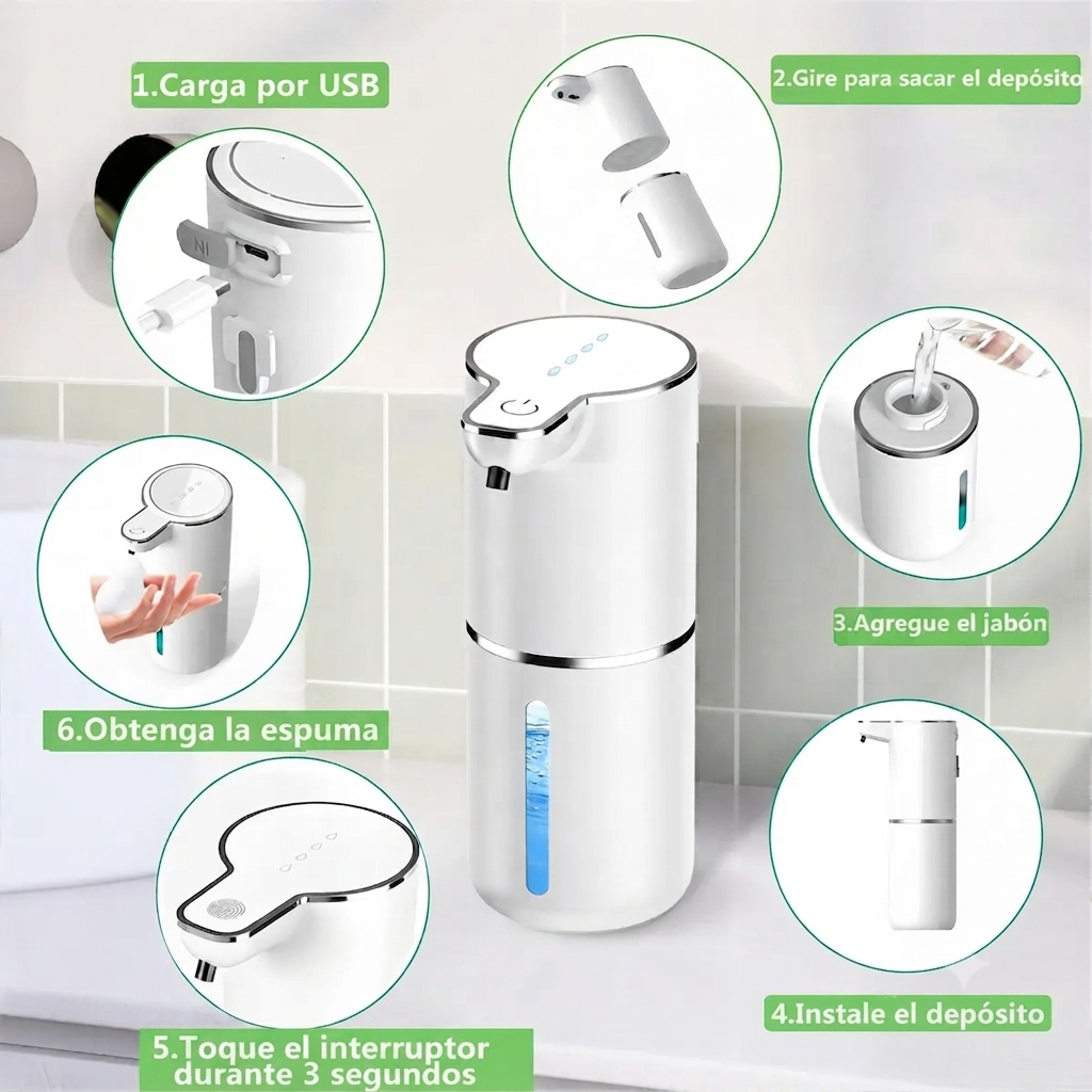 DISPENSADOR JABON AUTOMATICO - Imagen 6